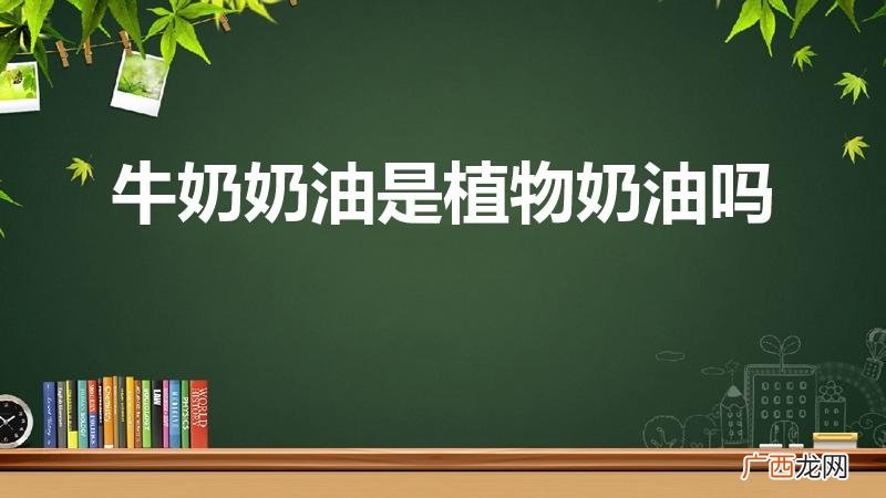 牛奶奶油是不是就是植物奶油 牛奶奶油是植物奶油吗