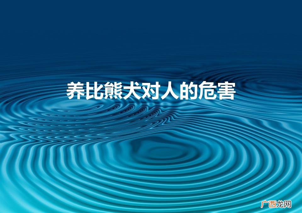 养比熊对人有危害吗 养比熊犬对人的危害