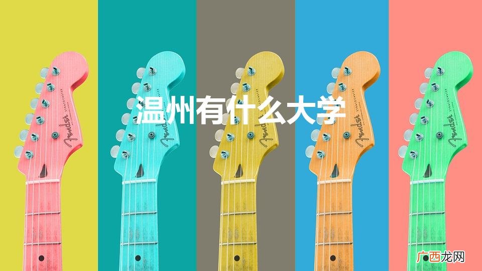 温州有什么大学和职业学院 温州有什么大学