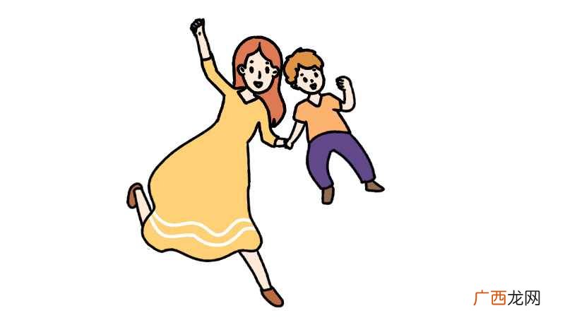 画妈妈和孩子的上半身身体 母亲节妈妈简笔画怎么画