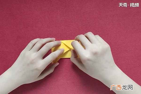 金元宝折纸的制作步骤图 金元宝怎么折