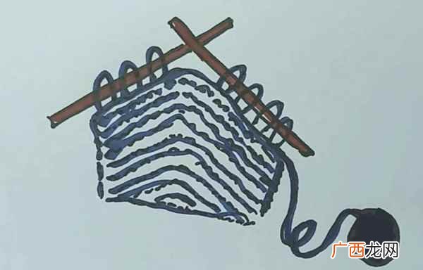 织毛衣简笔画简单又漂亮 织毛衣简笔画