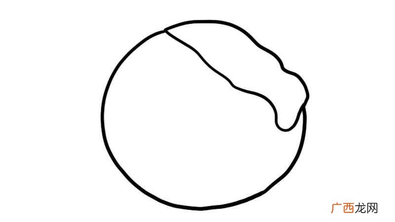 画出一个半圆弧的颜色就可以了 可爱的汤圆简笔画