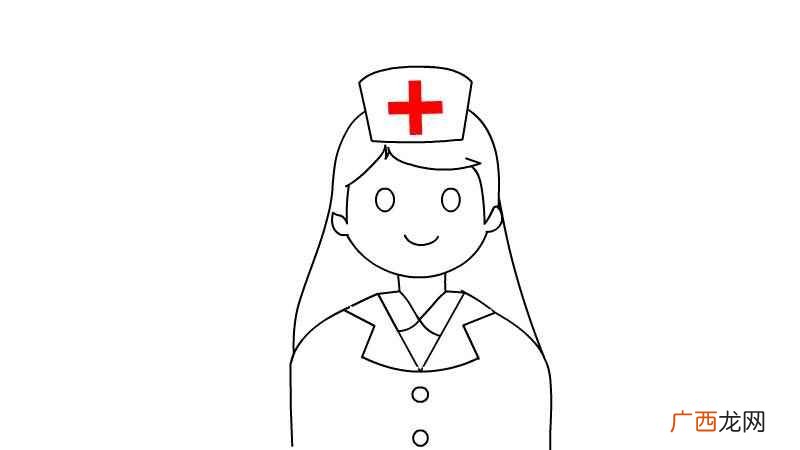 护士的五官和身体的区别 护士动漫头像简笔画
