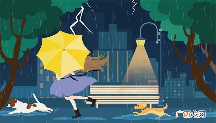 梦见被大雨淋