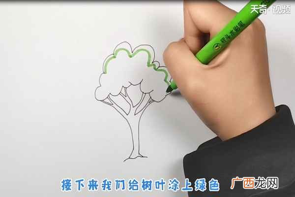 小树简笔画简单又好看 小树简笔画