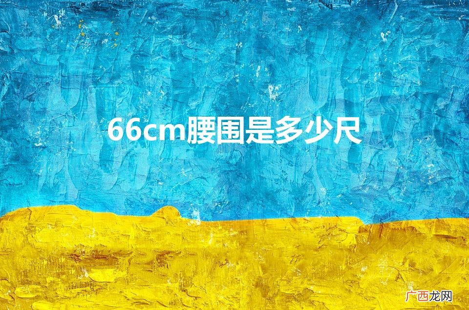 腰围66是几尺几 66cm腰围是多少尺