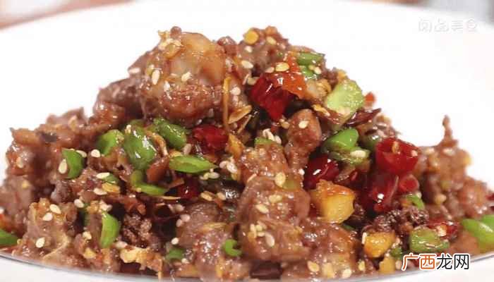 干红辣椒怎么做好吃 辣子兔丁的做法