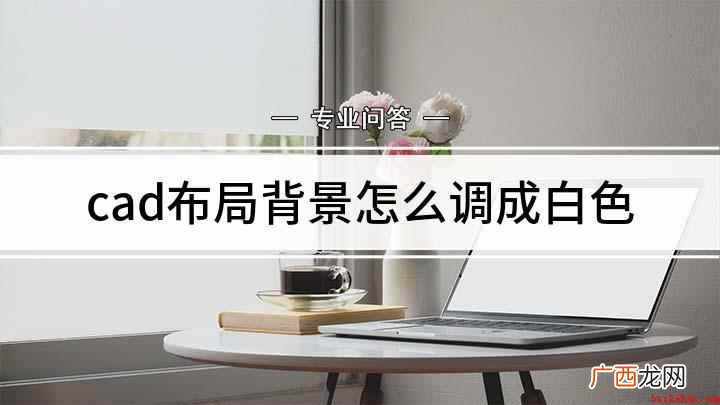 cad布局背景怎么调成白色