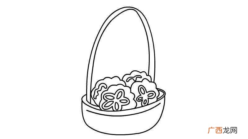 月饼画出月饼的篮子有哪些 月饼简笔画