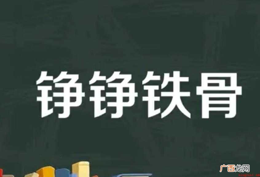 铮铮铁骨的意思是什么