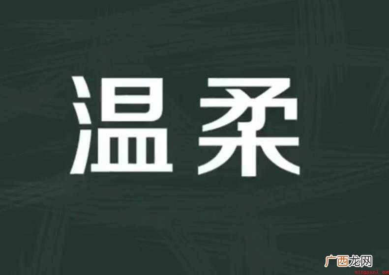 温柔的近义词是什么
