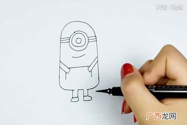 小黄人简笔画简单又好看 小黄人简笔画