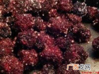 农村杨梅干的制作方法