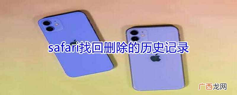 safari清除历史记录还能找回吗 safari找回删除的历史记录