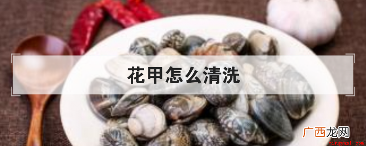 花甲怎么清洗比较干净 花甲怎么清洗
