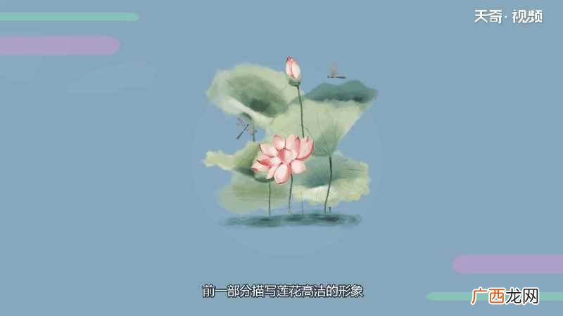 爱莲说全文朗诵 爱莲说原文朗读视频