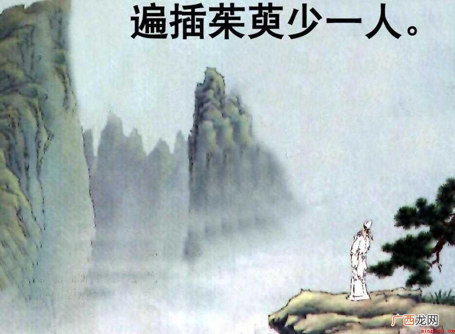 遍插茱萸少一人的“少一”是指谁 遍插茱萸少一人的“少一人”是指谁