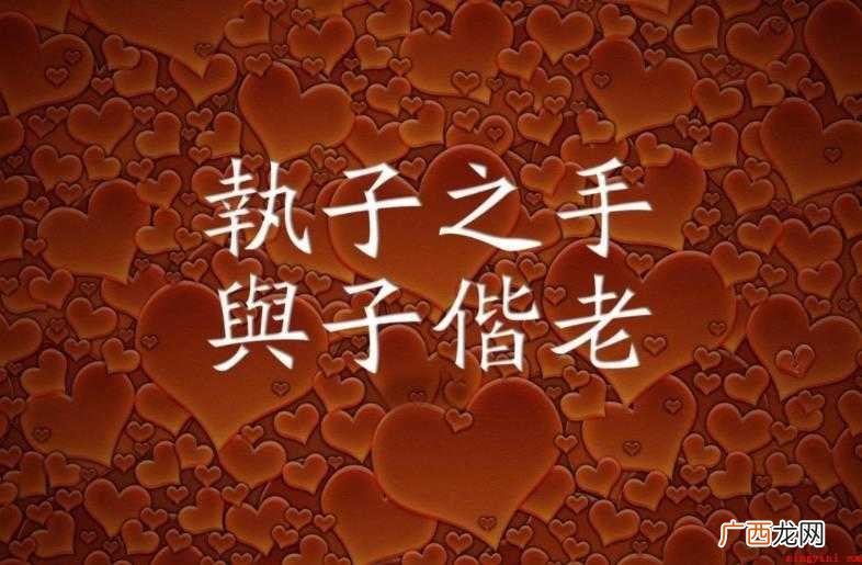 执子之手与子偕老是什么意思