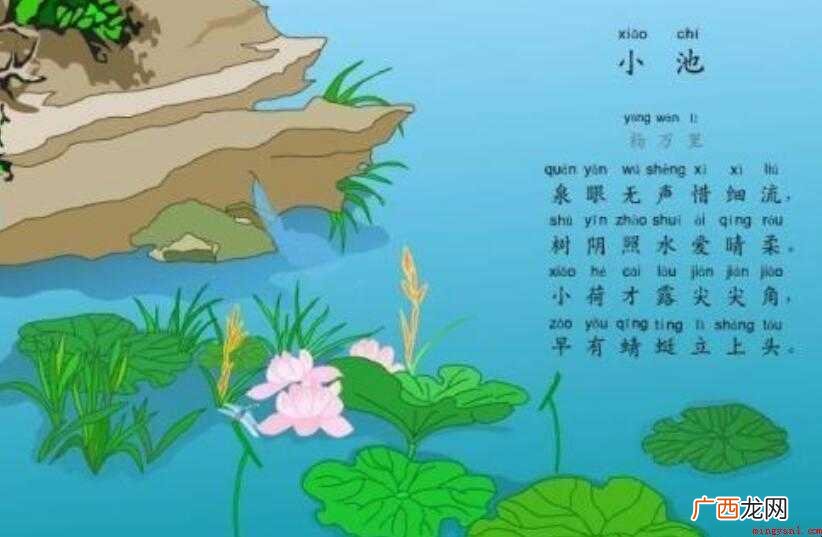 《小池》这首诗描写的是什么地方的景色