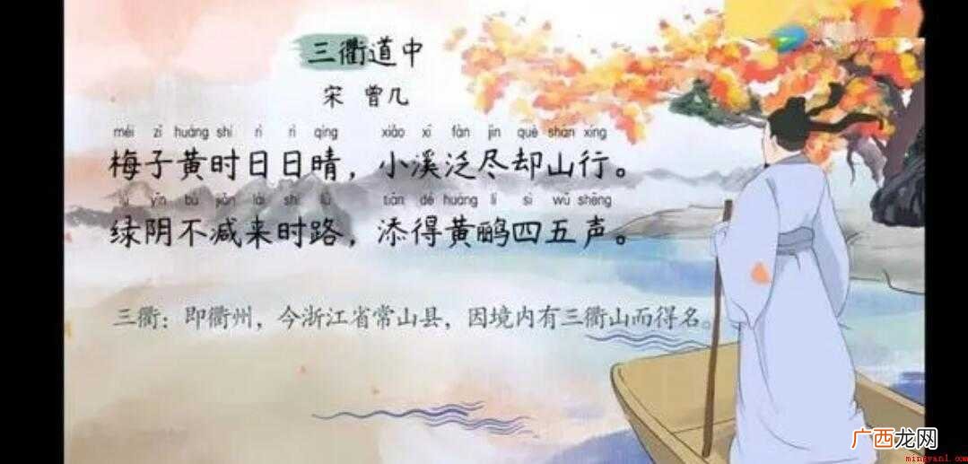 《三衢道中》的诗意是什么