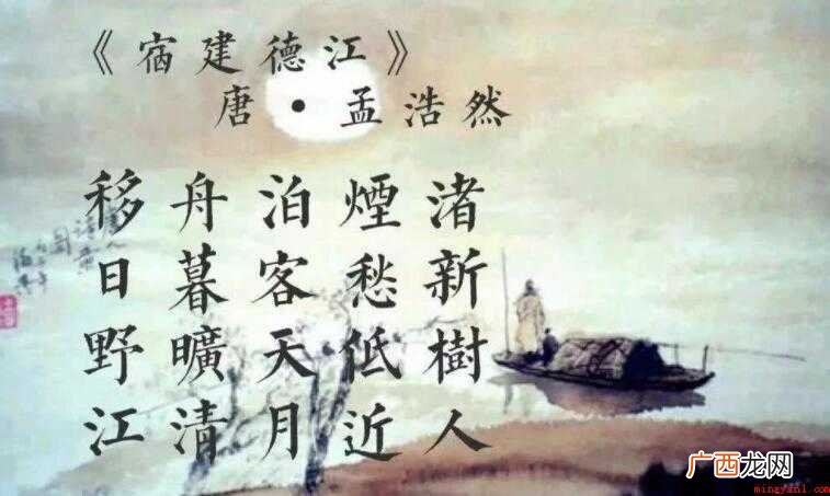 野旷天低树江清月近人是什么意思
