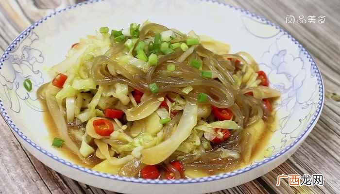小米辣怎么做好吃 包菜炒粉丝的做法