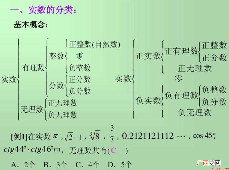 实数的概念是什么