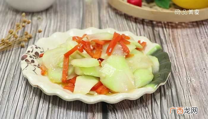 瓠瓜200克的做法步骤图 素炒瓠子