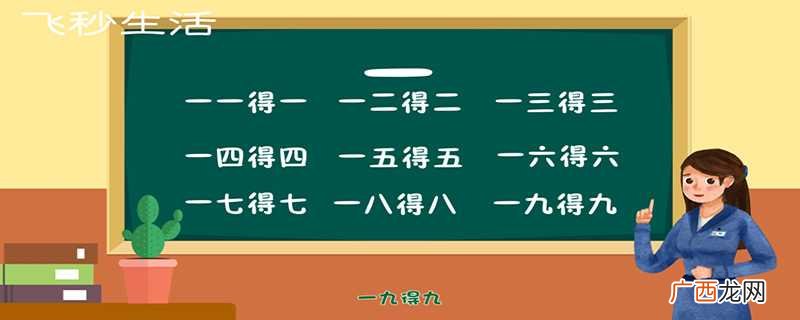 乘法口诀表图片 乘法口诀表