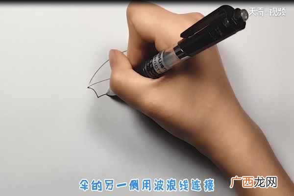 雨伞简笔画简单又好看 雨伞简笔画