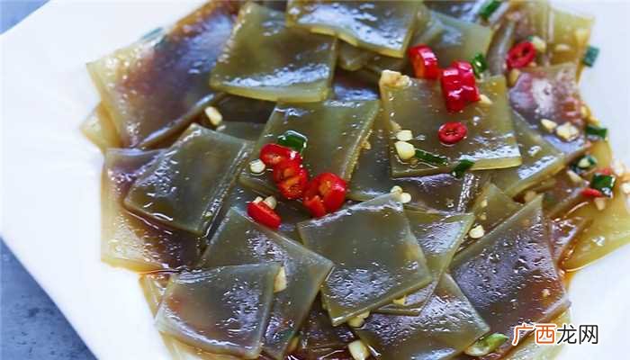 凉拌苕皮怎么做好吃 凉拌苕皮的做法