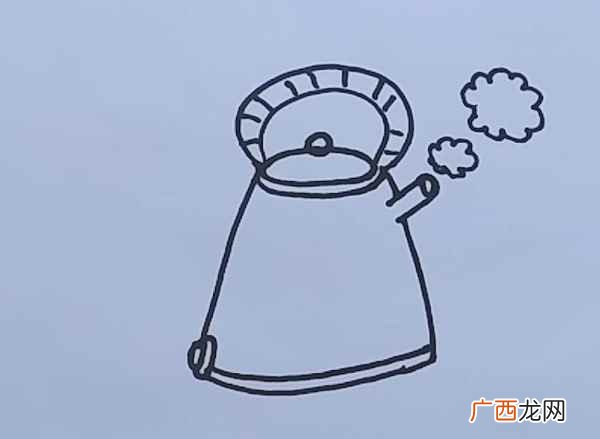 烧水壶的简笔画图片 烧水壶的简笔画