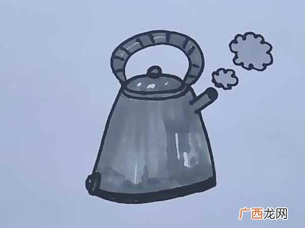 烧水壶的简笔画图片 烧水壶的简笔画