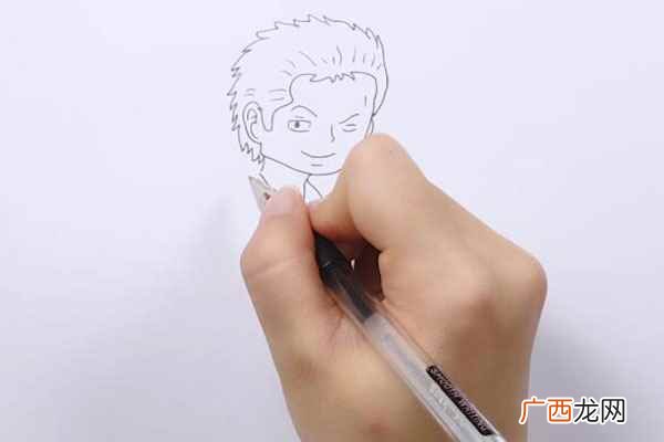索隆简笔画图片 索隆简笔画
