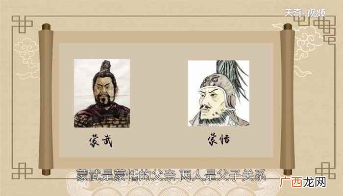 蒙武和蒙恬的关系是什么 蒙武和蒙恬的关系