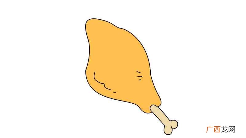 鸡腿怎么搭配才好看 鸡腿简笔画