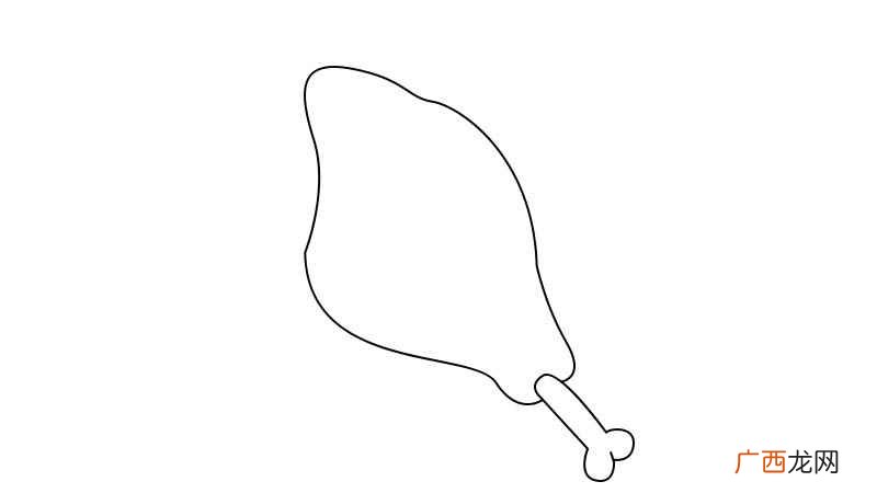 鸡腿怎么搭配才好看 鸡腿简笔画