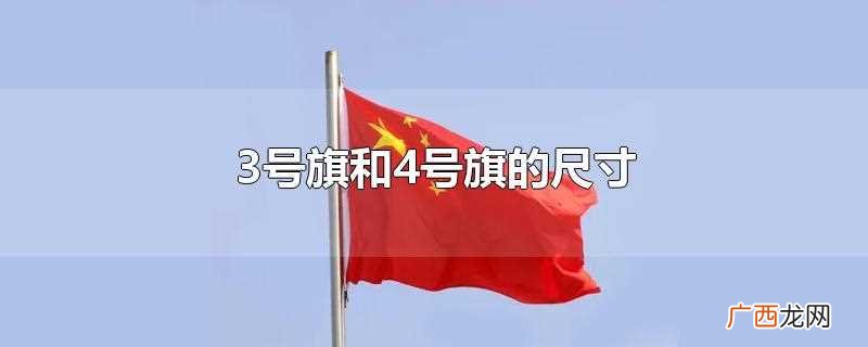 中华人民共和国国旗的尺寸为192cm 3号旗和4号旗的尺寸