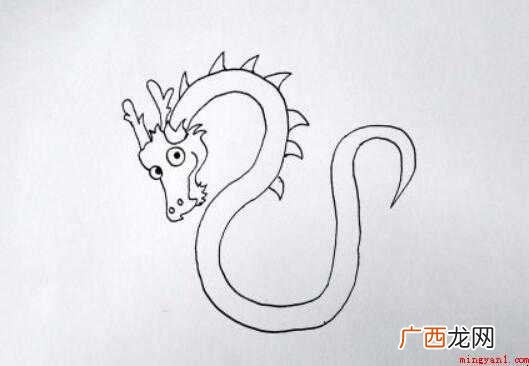 十二生肖简笔画龙如何画