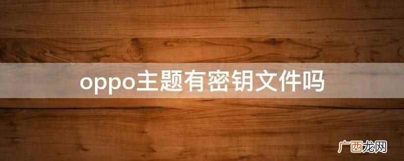oppo主题是永久的吗 oppo主题有密钥文件吗