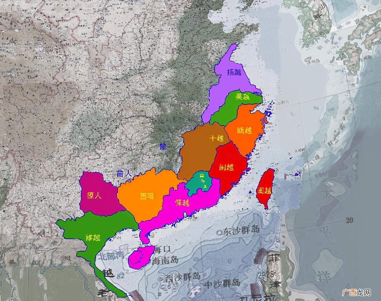 南蛮是指现在的哪个省 百越是现在的哪里