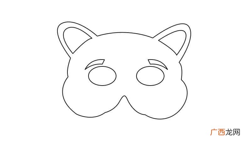 面具简笔画儿童 面具简笔画