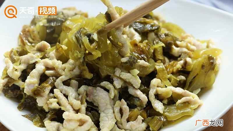 酸菜肉丝的做法大全 酸菜肉丝的做法