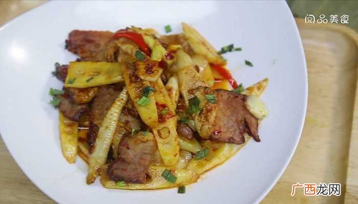 腊肉炒竹笋怎么做好吃 腊肉炒竹笋的做法