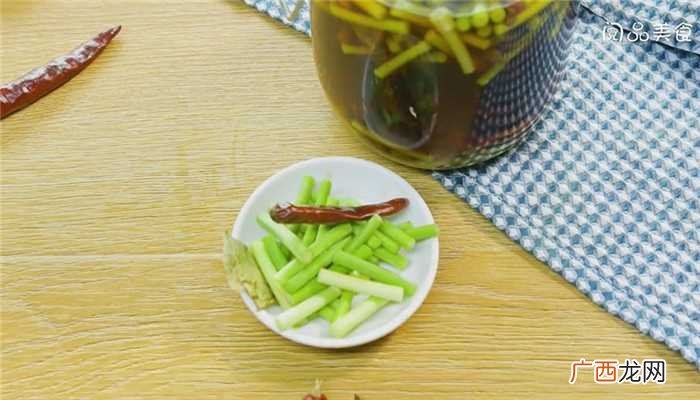 腌蒜苔怎么做好吃 腌蒜苔的做法