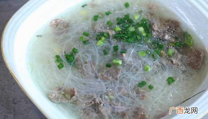 牛肉粉丝汤怎么做好吃 牛肉粉丝汤的做法