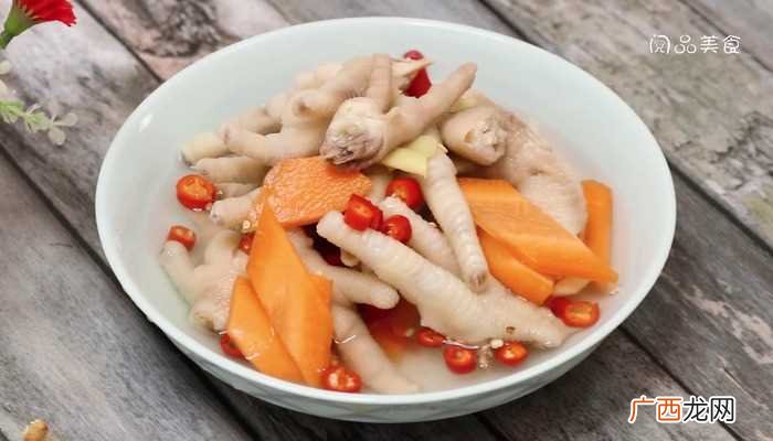 胡萝卜切片的做法步骤图 泡鸡爪
