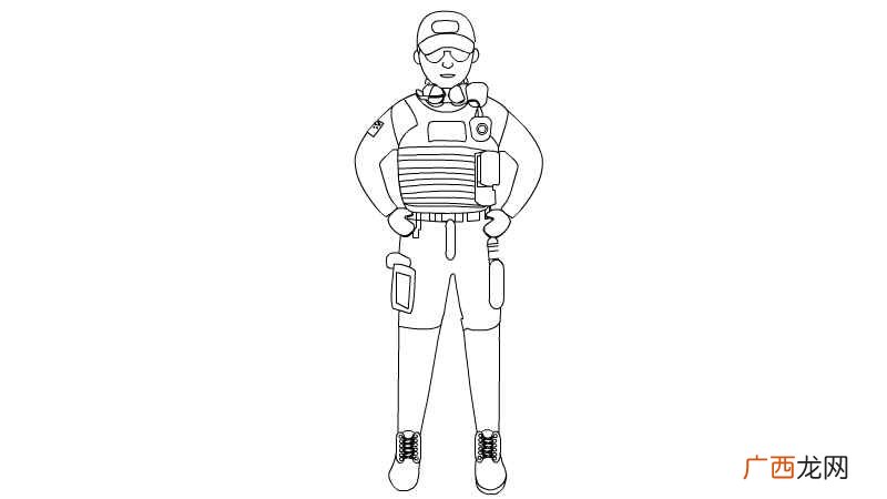 特种兵的上半身是什么意思 特种兵简笔画