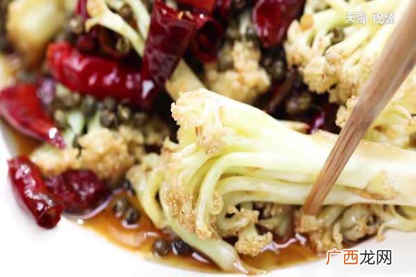 干煸花菜怎么做好吃 干煸花菜的做法
